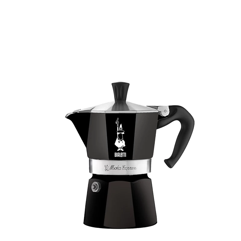 Bialetti Moka Express - 3 Tassen SCHWARZ 3 Bialetti Moka Express - 3 Tassen SCHWARZ