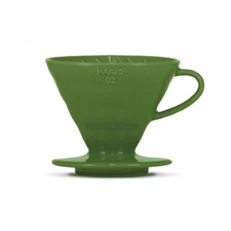 Hario V60 Coffee Dripper Keramik 02 Dark Green 3 Hario V60 Coffee Dripper Keramik 02 Dark Green