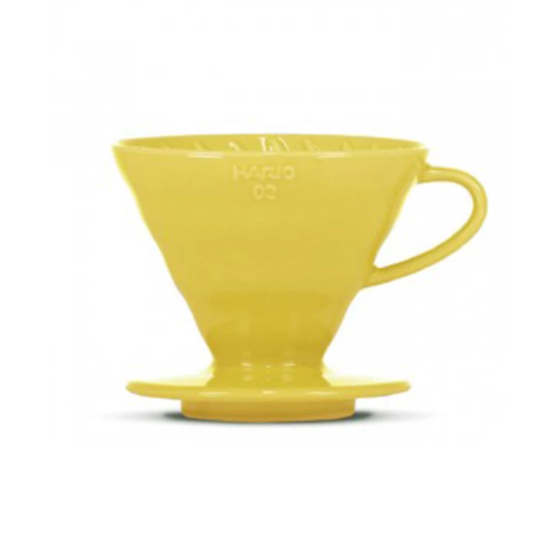 Hario V60 Coffee Dripper Keramik 02 Yellow 3 Hario V60 Coffee Dripper Keramik 02 Yellow