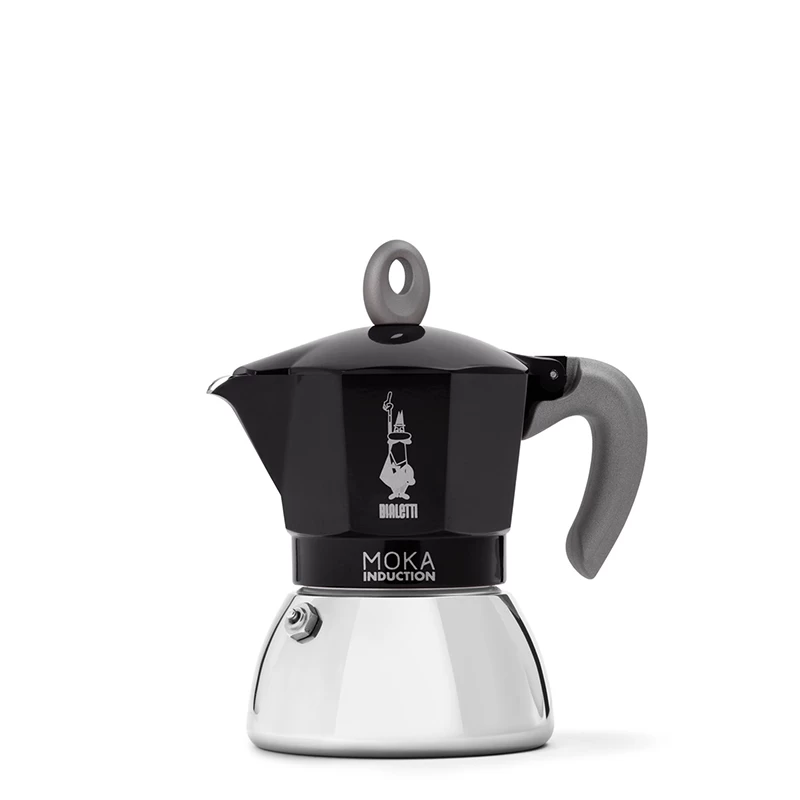 Bialetti New Moka Induction 4 Tassen Schwarz 3 Bialetti New Moka Induction 4 Tassen Schwarz
