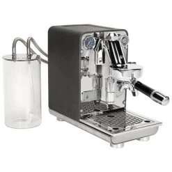 Puristika Edelstahl Anthrazit -Kaffee Rabatt Geschäft 104787 104787 ecm puristika espressomaschine edelstahl seitlicheansicht