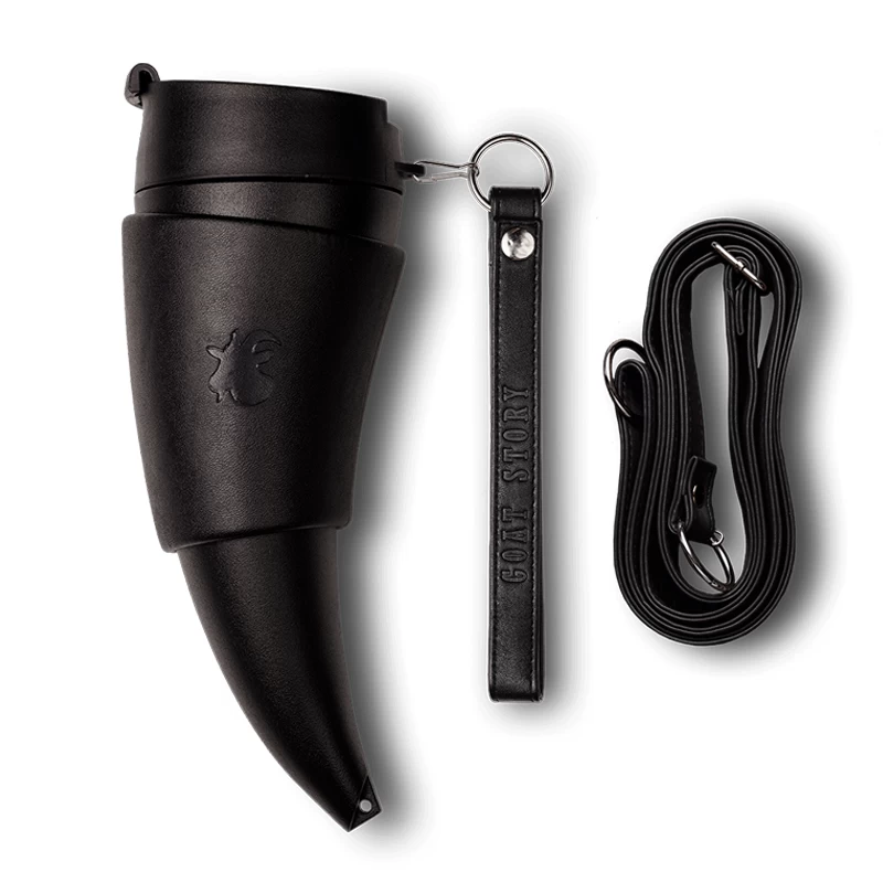 Goat Mug Kunstleder Schwarz 470 Ml 3 Goat Mug Kunstleder Schwarz 470 Ml