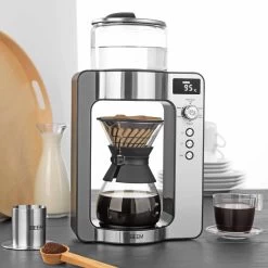 Pour Over Filterkaffeemaschine + Waage Edelstahl Schwarz -Kaffee Rabatt Geschäft 105206 105206 beem pour over filterkaffeemaschine mitwaage kuchenmoodbild