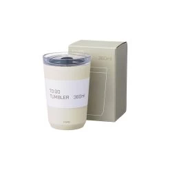 Kinto To-Go Tumbler 360 Ml Mit Stöpsel Weiss -Kaffee Rabatt Geschäft 105565 105565 kinto togotumbler 360ml with plug white 3